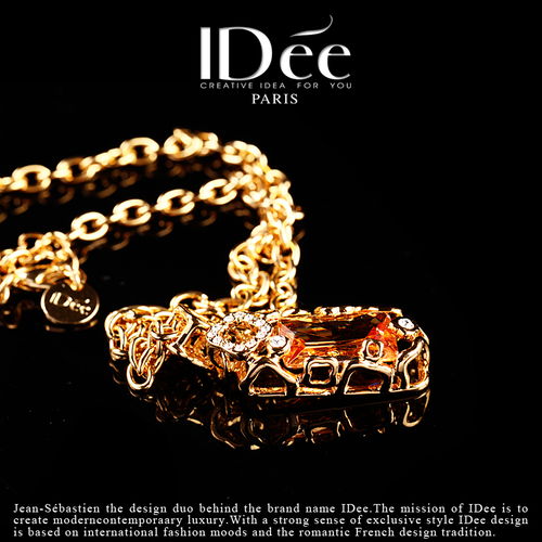 彰显不凡品位 法国idee时尚艺术饰品，华美宝石项链的艺术之魅